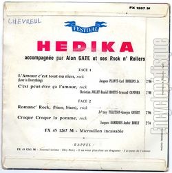 [Pochette de L’amour, c’est tout ou rien (HDIKA) - verso]