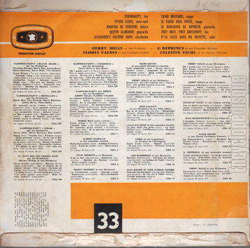 [Pochette de Surprise-party "Jour de fte" (COMPILATION) - verso]