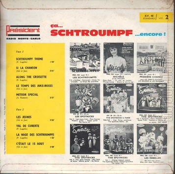[Pochette de a schtroumpfe encore (Les SCHTROUMPFS) - verso]