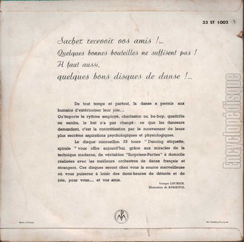 [Pochette de Enfin des vrais disques de danse (Yvette HORNER) - verso]