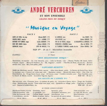[Pochette de Musique en voyage (Andr VERCHUREN) - verso]