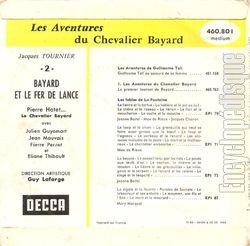 [Pochette de Les aventures du chevalier Bayard - 2 - Bayard et le fer ne lance (JEUNESSE) - verso]