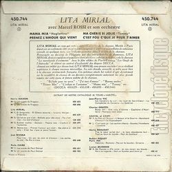 [Pochette de Mama mia (Lita MIRIAL) - verso]