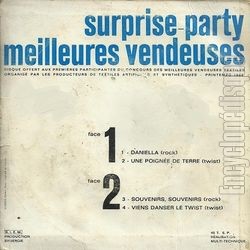 [Pochette de Surprise-party meilleures vendeuses (COMPILATION) - verso]