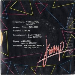 [Pochette de Jump (SIMONE) - verso]