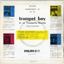 [Pochette de Fox calypso danse party 45 (TRUMPET BOY) - verso]