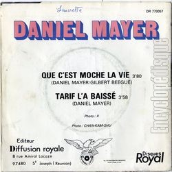 [Pochette de Que c’est moche la vie (Daniel MAYER) - verso]