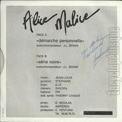 [Pochette de Dmarche personnelle (Alice MALICE) - verso]