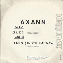 [Pochette de les (AXANN) - verso]