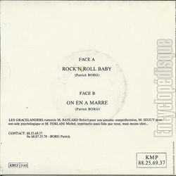 [Pochette de Rock’n roll Baby (Les GRACELANDERS) - verso]