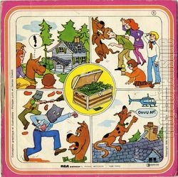 [Pochette de Scoubidou "L’affaire des faux billets" (T.V. (Tlvision)) - verso]