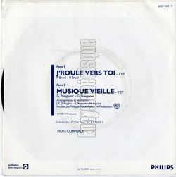 [Pochette de J’roule vers toi (Patrick BRUEL) - verso]