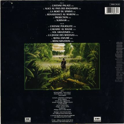 [Pochette de Cayenne palace (B.O.F.  Films ) - verso]