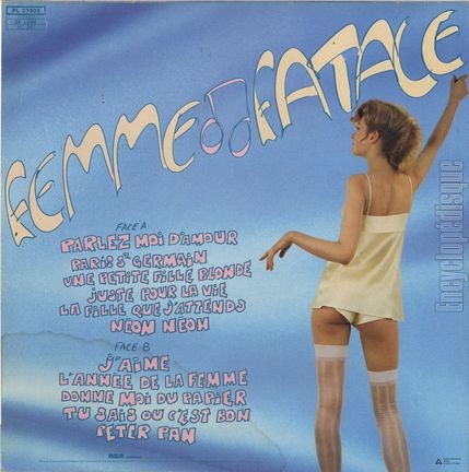 [Pochette de Parlez-moi d’amour (FEMME FATALE) - verso]