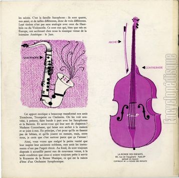 [Pochette de Les instruments de musique (JEUNESSE) - verso]