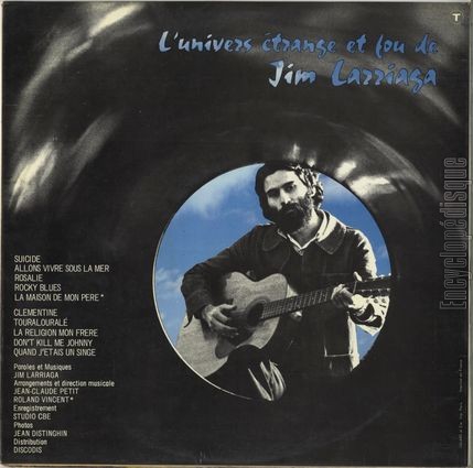 [Pochette de L’univers trange et fou de Jim Larriaga (Jim LARRIAGA) - verso]