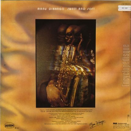 [Pochette de Soft and sweet (Manu DIBANGO) - verso]