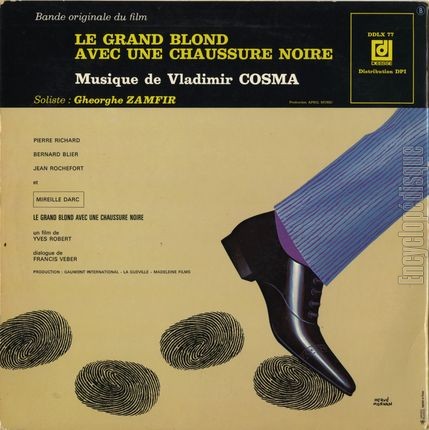 [Pochette de Salut l’artiste ! / Le grand blond avec une chaussure noire (B.O.F.  Films ) - verso]