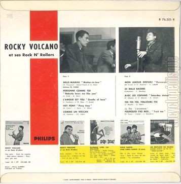 [Pochette de Comme un volcan, Belle-Maman, Hey pony… (Rocky VOLCANO) - verso]