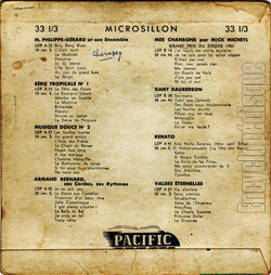 [Pochette de Du soir au lendemain (�tienne LORIN (Auteur-Compositeur)) - verso]