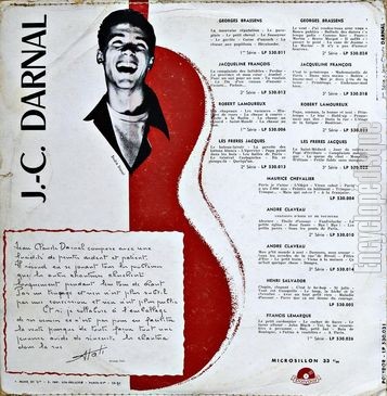 [Pochette de Chez Narcissio, Jeanne, Le gaucho… (Jean-Claude DARNAL) - verso]