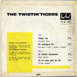 [Pochette de Happy sax (The TWISTIN’ TIGERS) - verso]
