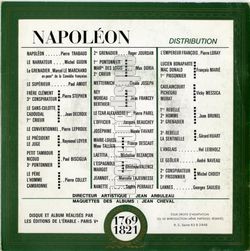 [Pochette de Napolon - 1 - (DICTION) - verso]