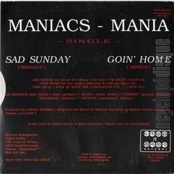 [Pochette de Maniacs-mania (MANIACS) - verso]
