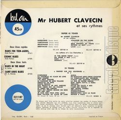 [Pochette de Blues and Hully Gully (Hubert CLAVECIN) - verso]