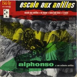 [Pochette de Escale aux Antilles (ALPHONSO (et son orchestre antillais))]