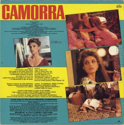 [Pochette de Camorra (B.O.F.  Films ) - verso]