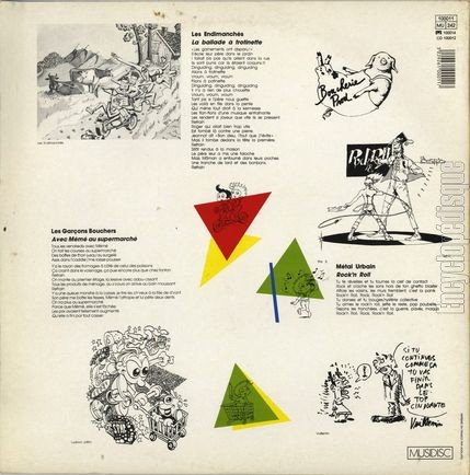 [Pochette de Mon grand frre est un rocker (COMPILATION) - verso]