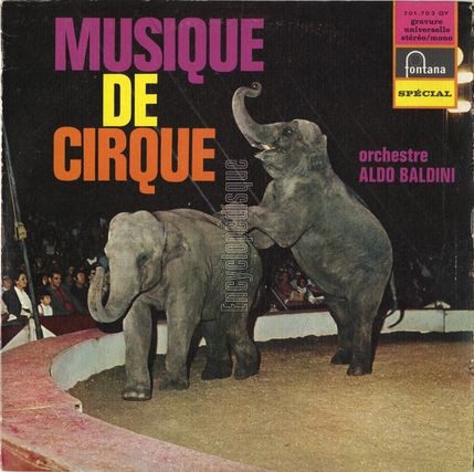 [Pochette de Musique de cirque (Aldo BALDINI)]