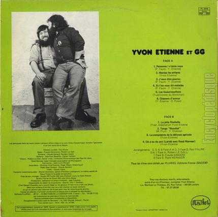 [Pochette de Personne i n’aime nous ! (Yvon TIENNE) - verso]
