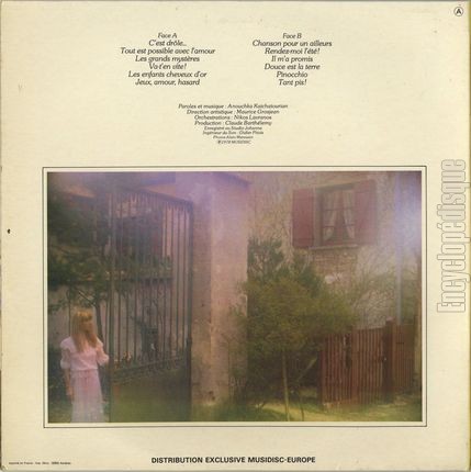 [Pochette de Avec amour… (ANOUCHKA) - verso]