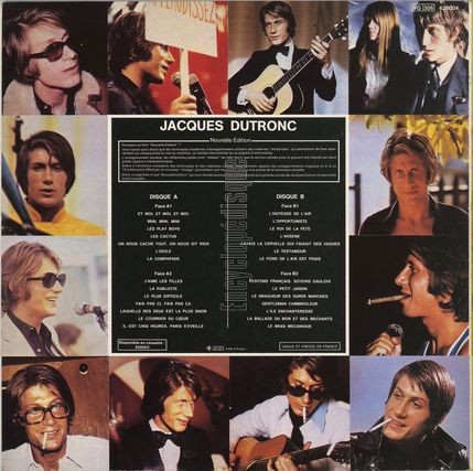 [Pochette de Jacques Dutronc, nouvelle dition (Jacques DUTRONC) - verso]