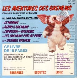 [Pochette de Les aventures des Gremlins (3 - L’invasion des gremlins) (JEUNESSE) - verso]