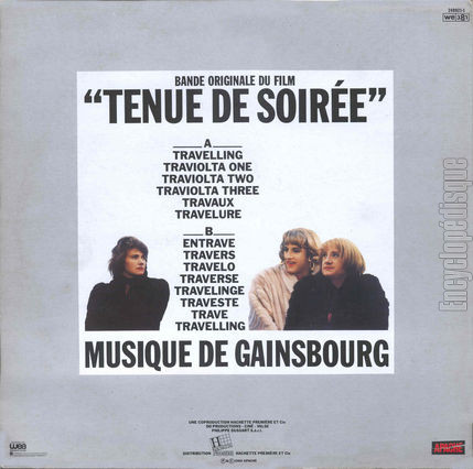 [Pochette de Tenue de soire (B.O.F.  Films ) - verso]