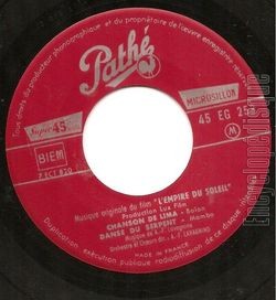[Pochette de L’empire du soleil (B.O.F.  Films ) - verso]