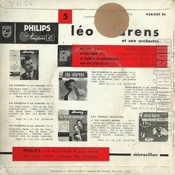[Pochette de Dansez… n5 (Lo CLARENS) - verso]