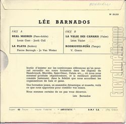 [Pochette de Real Madrid (Le BARNADOS) - verso]