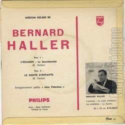 [Pochette de L’examen : le baccalaurat (Bernard HALLER) - verso]