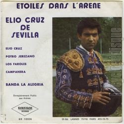 [Pochette de toiles dans  l’arne - Elio Cruz de Sevilla (BANDA LA ALEGRIA) - verso]