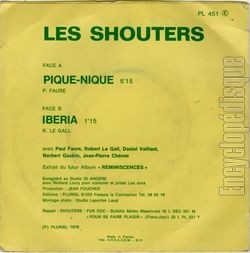 [Pochette de Pique-nique (Les SHOUTERS) - verso]