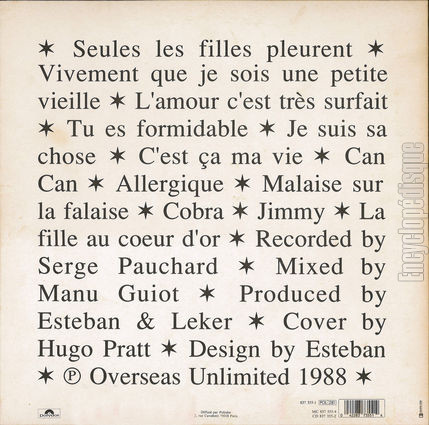 [Pochette de Can can (LIO) - verso]