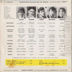 [Pochette de Green, green (Les SUPER-JETS) - verso]