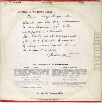 [Pochette de Roger Roger joue Charles Trnet (ROGER ROGER) - verso]