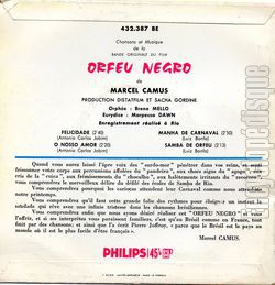 [Pochette de Orfeu negro (2) (B.O.F.  Films ) - verso]