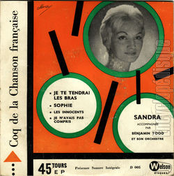 [Pochette de Je te tendrai les bras (SANDRA)]