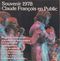 Souvenir 1978 - Claude Franois en public